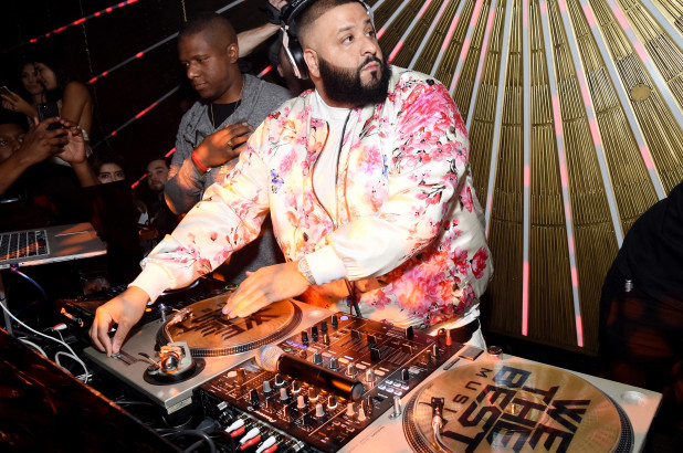 DJ Khaled at the DJ console