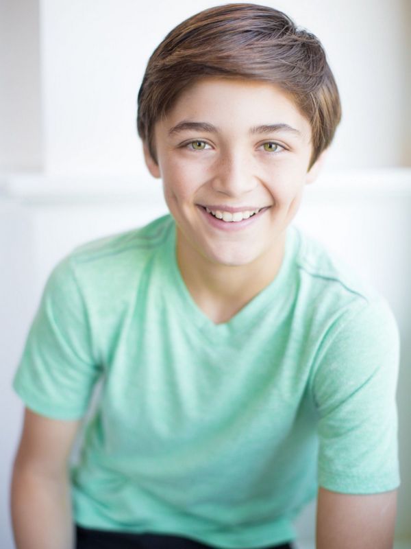 Asher Angel in childhood
