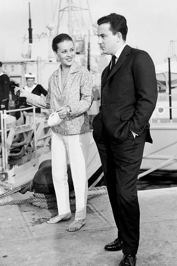 Jeanne Moreau and Louis Malle